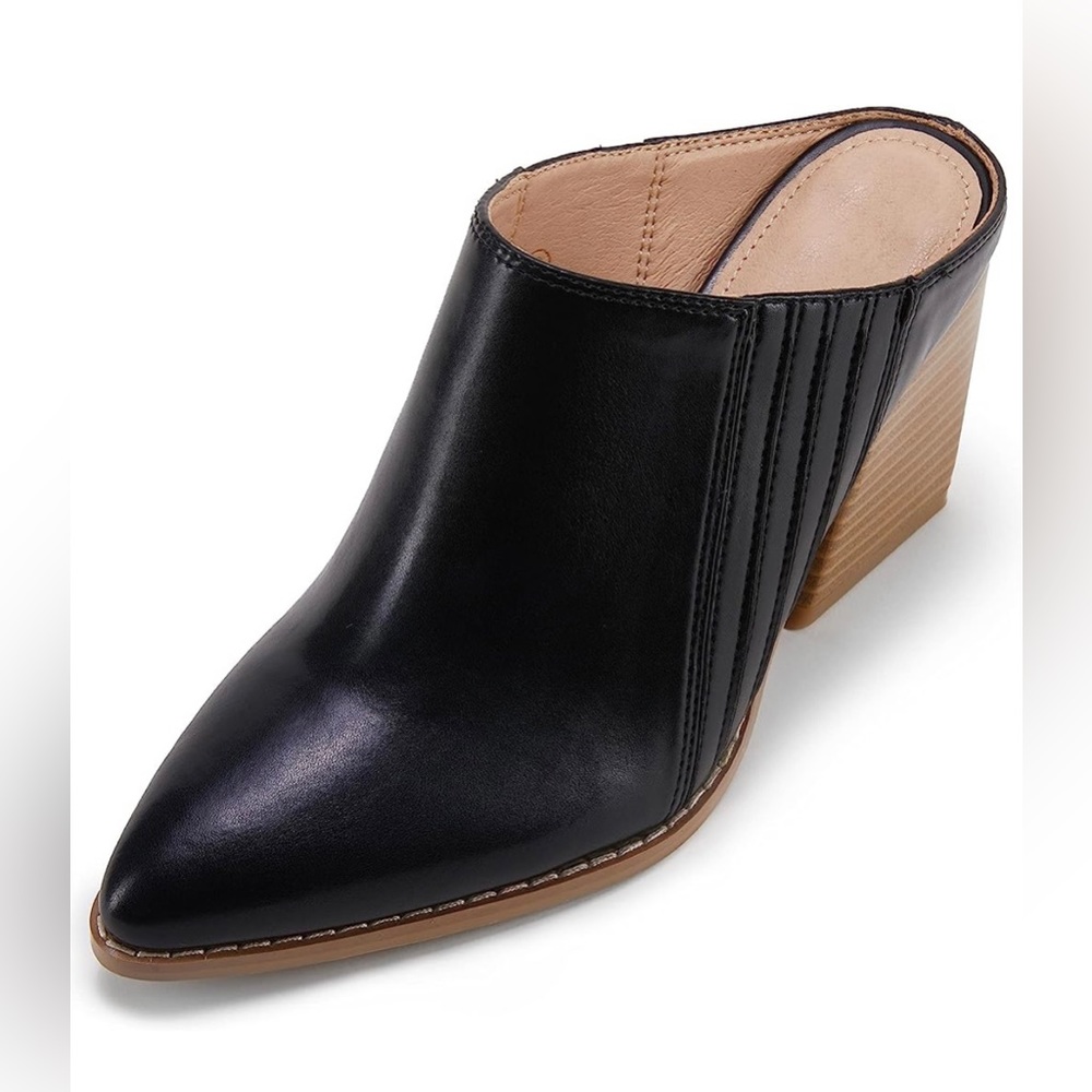 NWT Women’s Backless Chunky Heel Mules